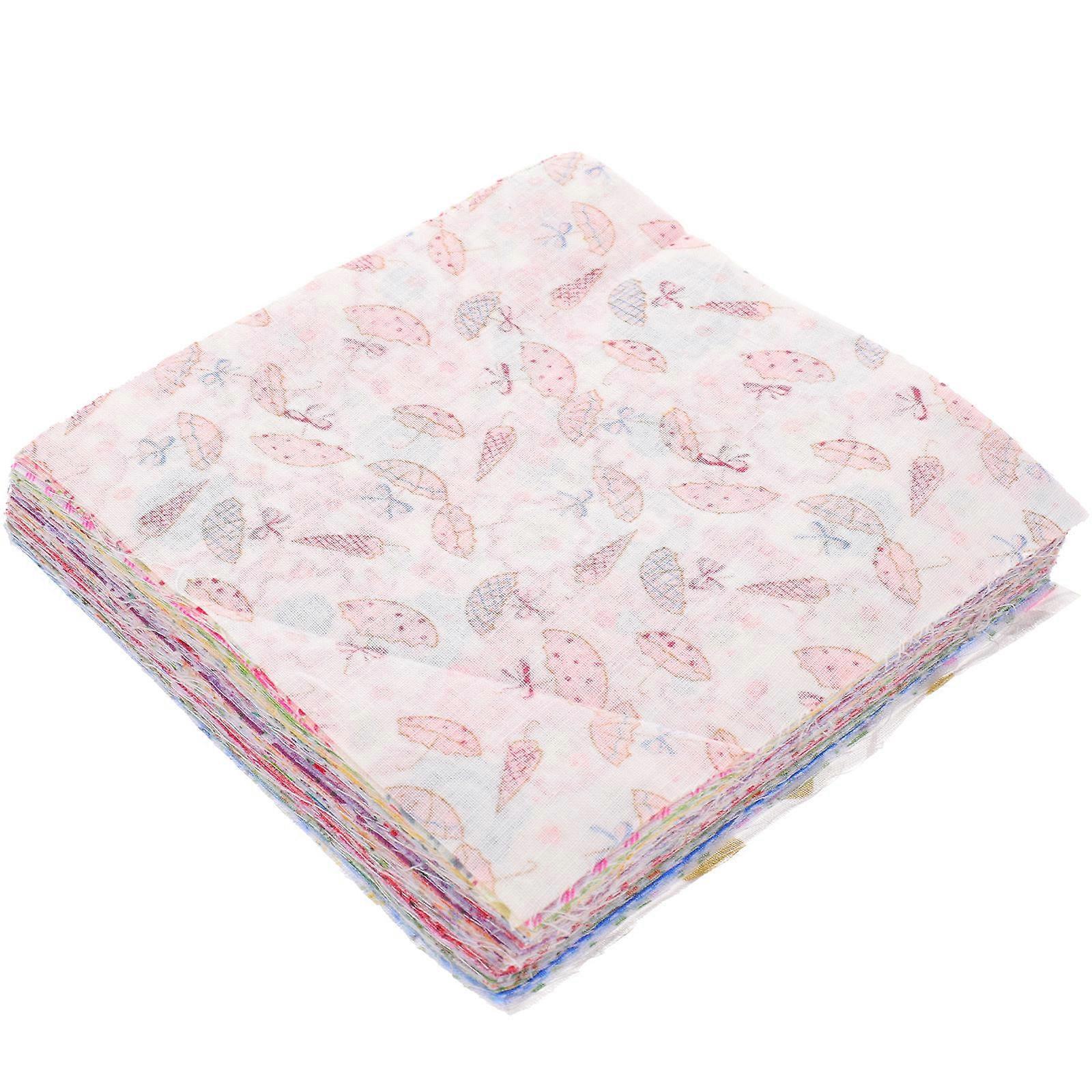 Sewing Materials Square Patchwork Fabric Cloth School Projects Adults 15x15cm Home Improvement 100Pcs