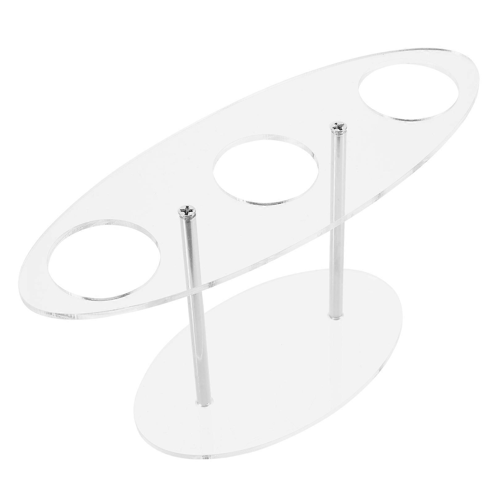 Ice Cream Cone Holder Acrylic Rack for 5Pcs Storage