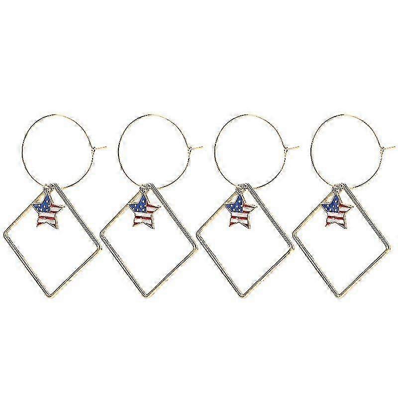 2pair Independence Day Earring 25-26