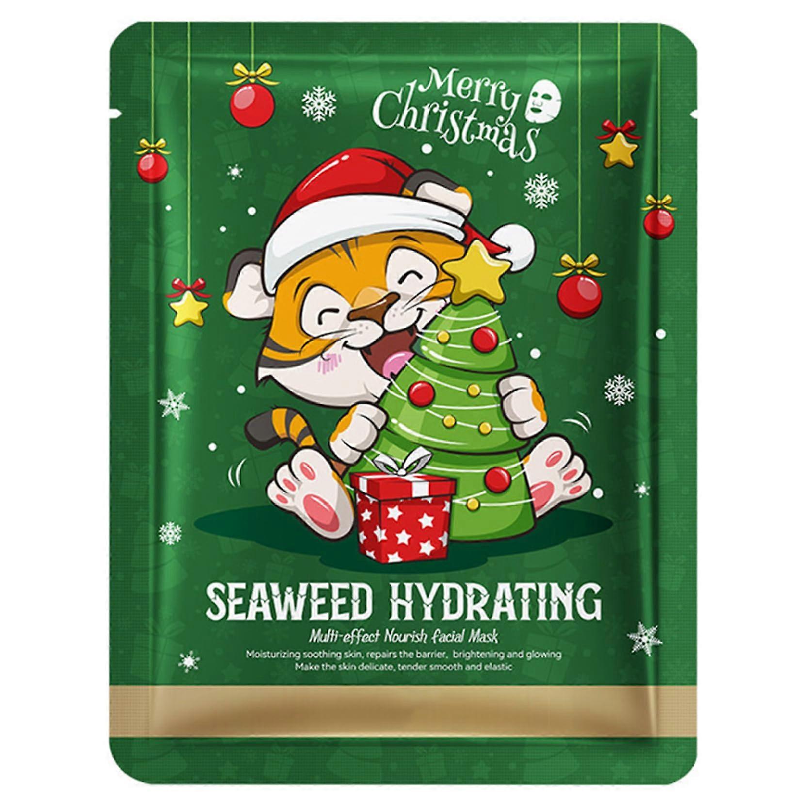 Seaweed Hydrating Facial Sheet Mask Set 10 Pack Deep Moisturizing Glow Single Use