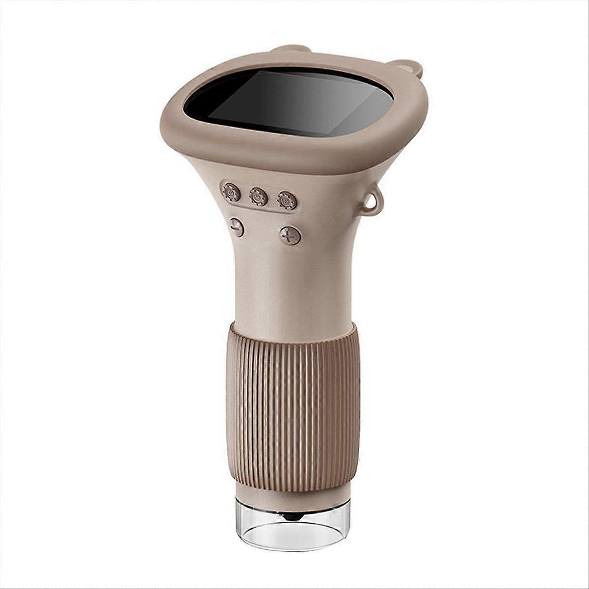 Mini Children Electron Microscope Pocket Microscope for Children with 8 LEDs Digital Microscope with Adjustment Button