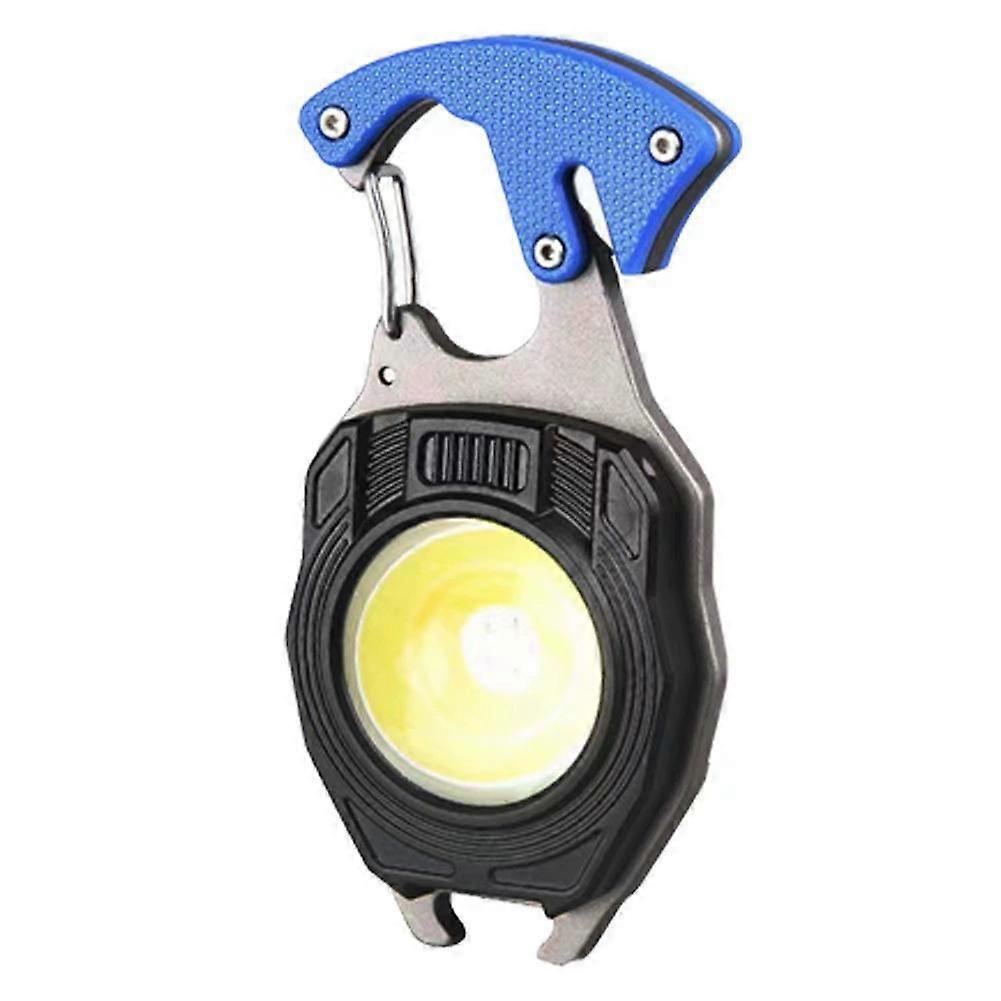 Mini Keychain Light Versatile Led Keychain Work Light Rechargeable Mini Flashlight with Screwdrivers
