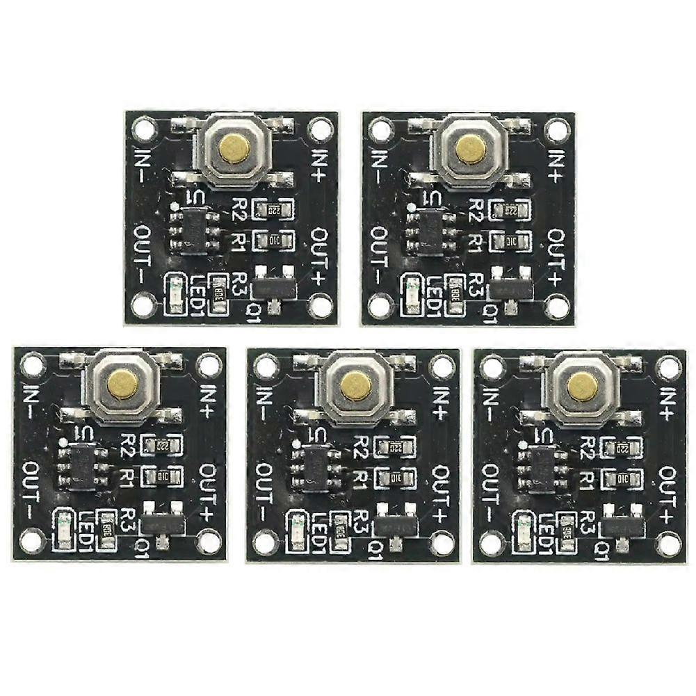 5pcs Single Bond Button Bistable Switch Module 2.2-5V 0.5uA Continuous Load 2A Low Power Micro One Key Switch