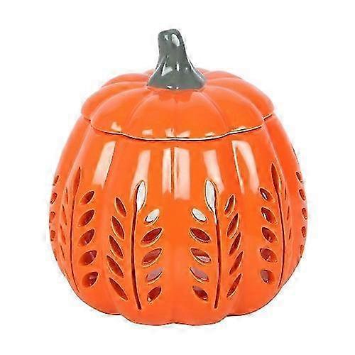 Something Different Leaf Cut Out Pumpkin Oil Burner：