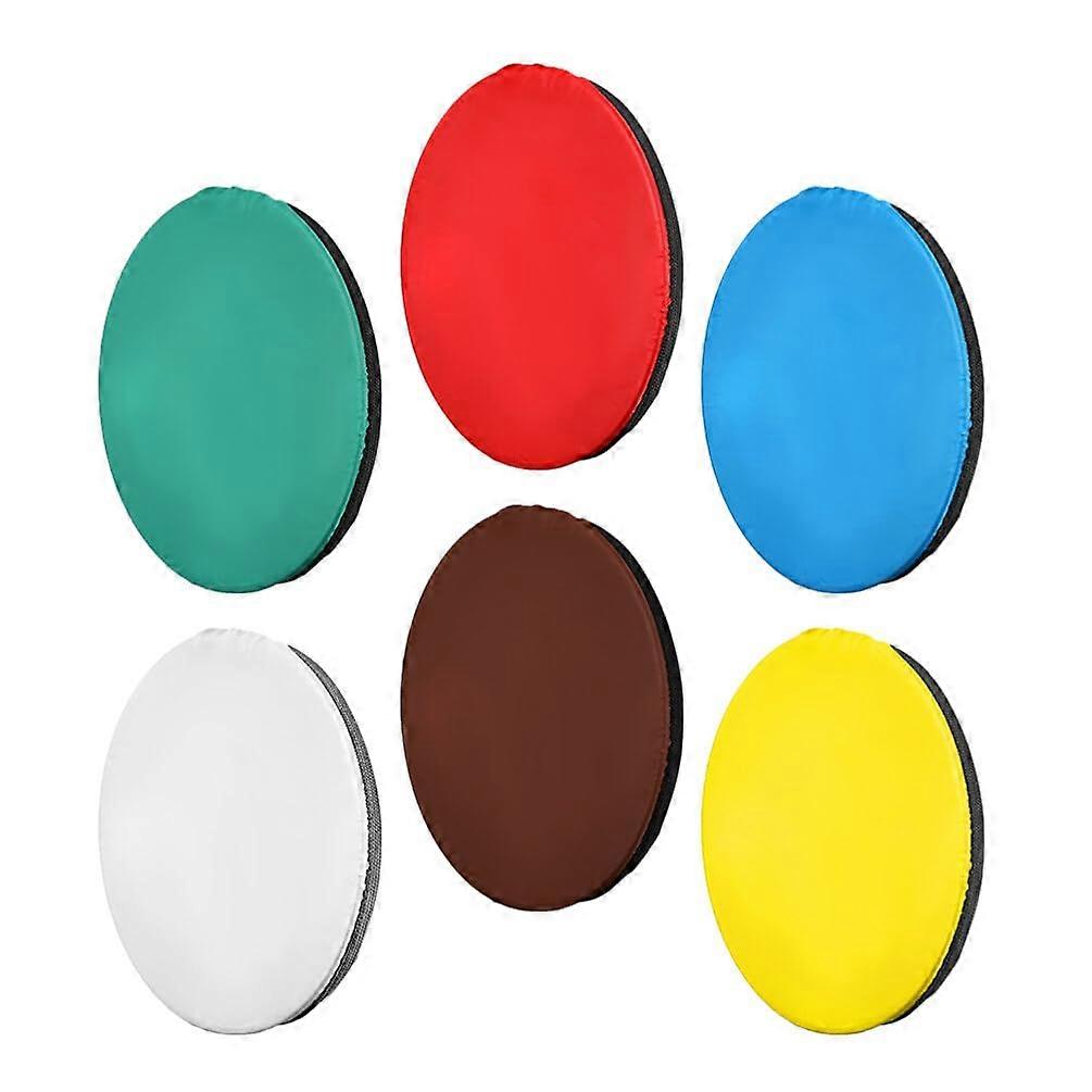 6pcs Photography Reflector and Light Diffuser for Studio or Outdoor Smooth Lighting with Elastic Fit