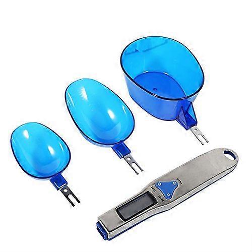 Digital Measuring Spoon with LCD Display, Accurate 0.1g Scale 500g Capacity, Stainless Handle