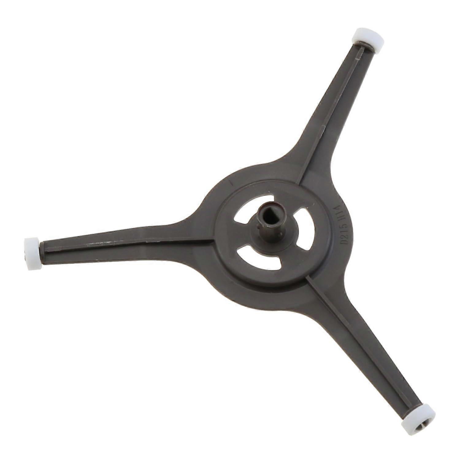 Microwave Turntable Support Ring 270mm Triple Arm Roller Guide for Even Heating and Easy Clean
