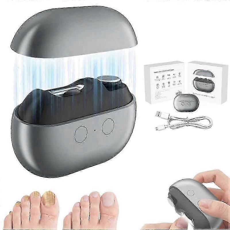 Seniors electric nail trimmer rechargeable with LED light