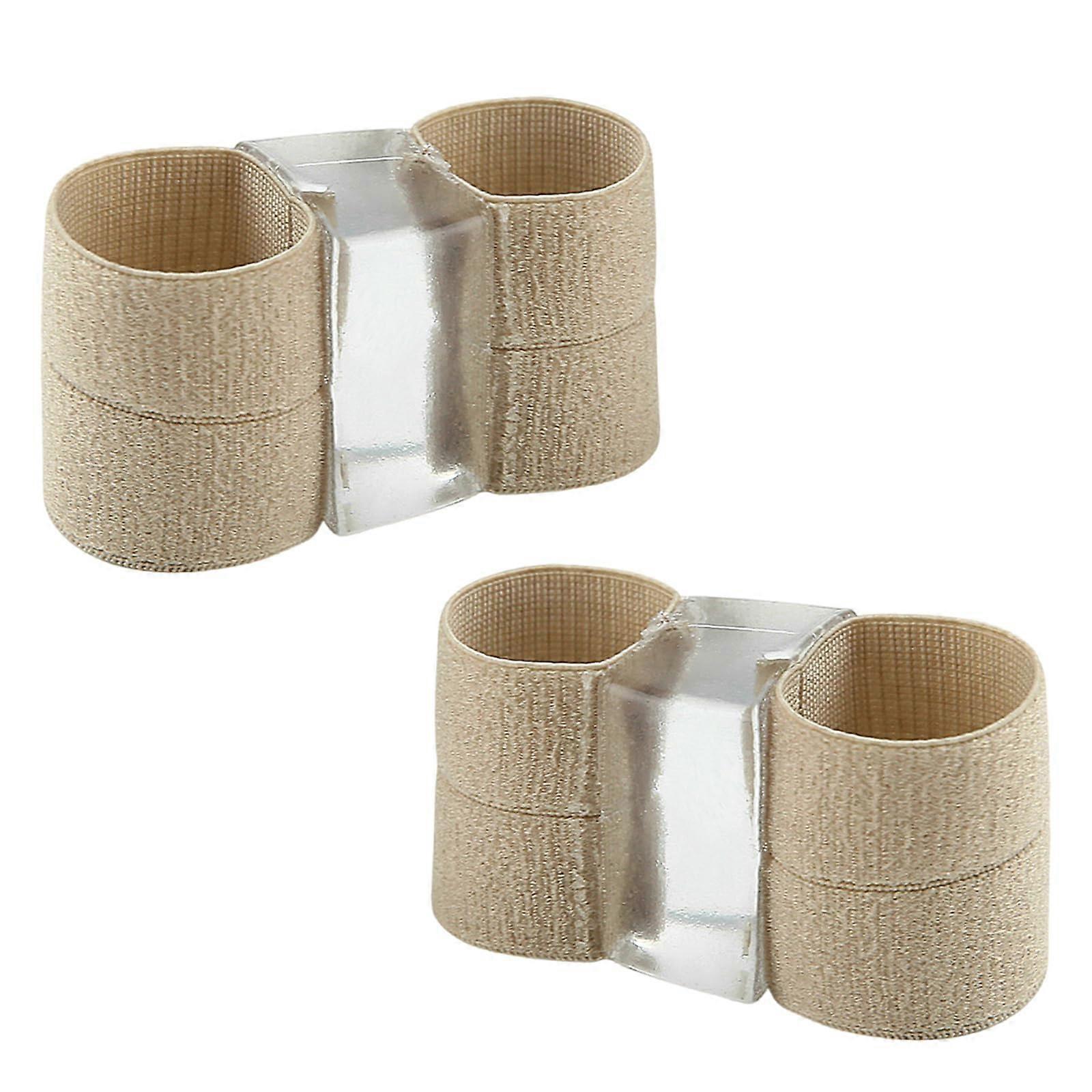 Two Hole Toe Separator Bunion Corrector for Overlapping Toes Hallux Valgus Relief Soft SEBS