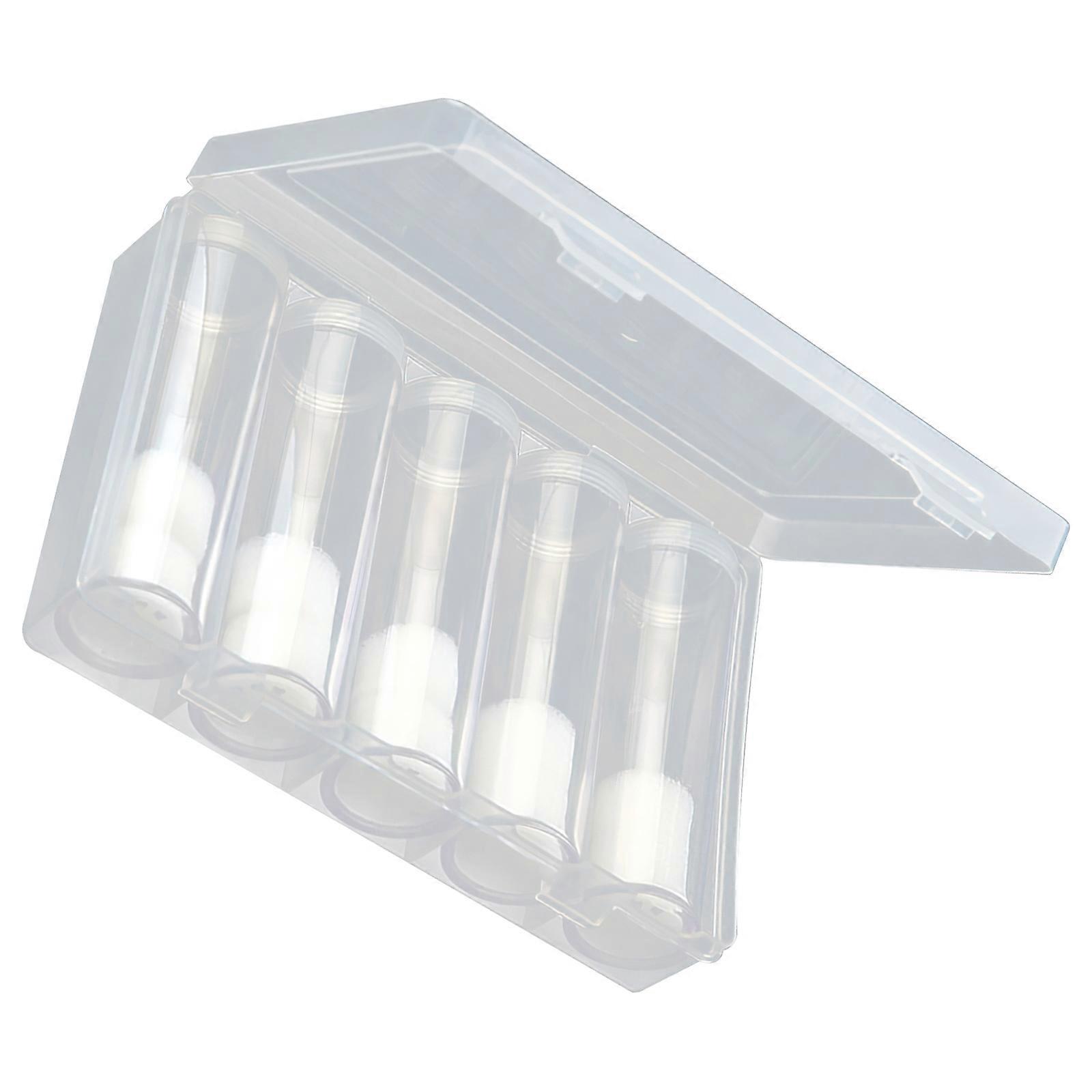 Clear Plastic Coin Storage Case Round Holder for Coin Storage 36Pcs