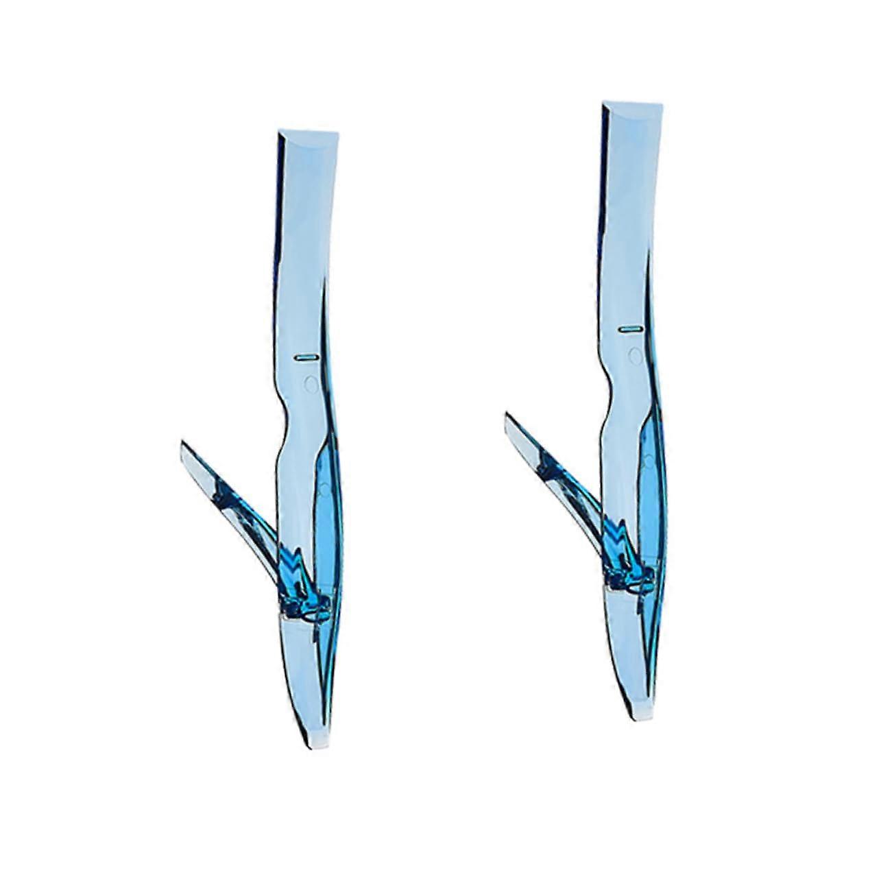 Window Track Cleaning Tool with Ergonomic Grip, Plastic Groove Scraper for Narrow Gaps, 2pcs