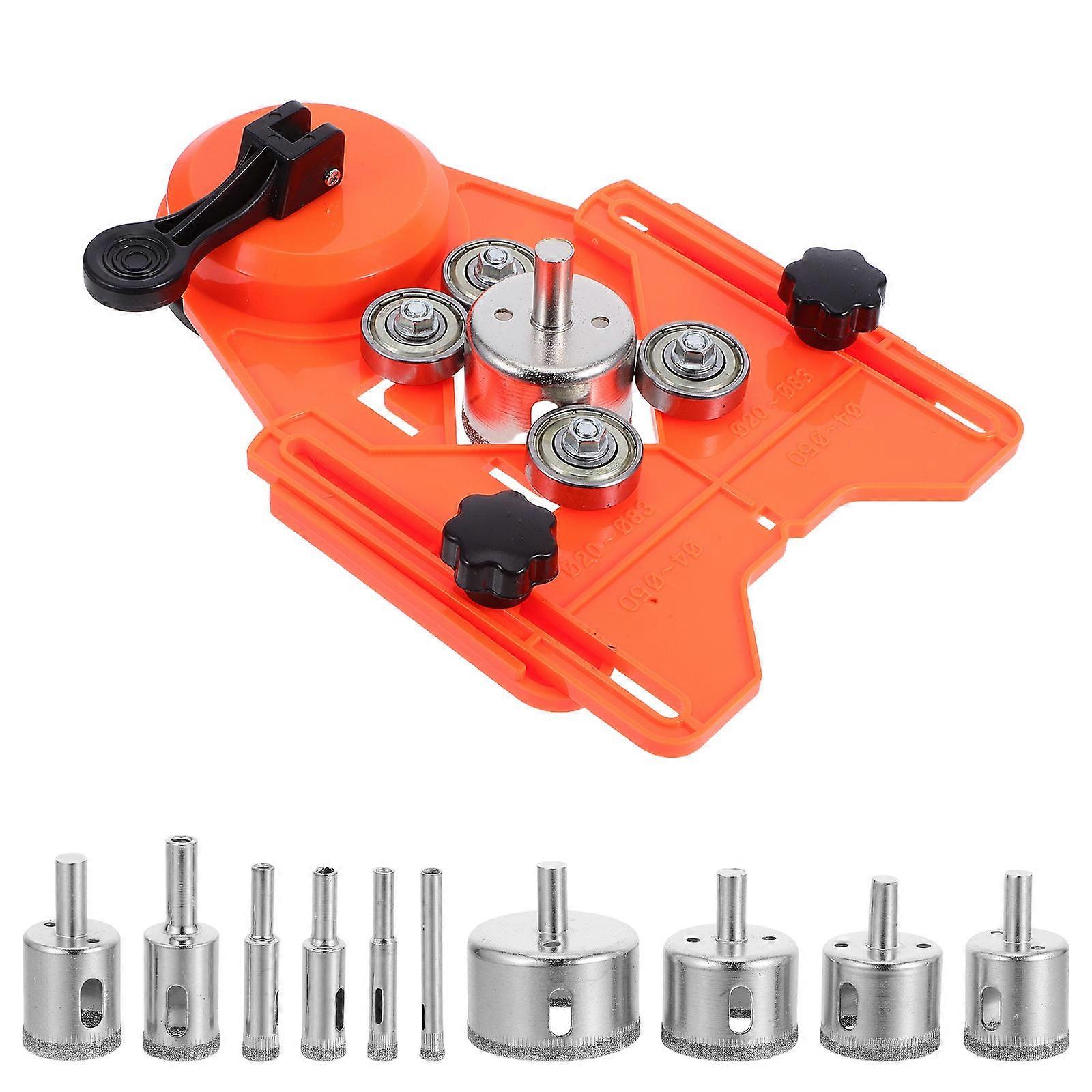 Tile Hole Locator Tool Ceramic Tile Drill Bit Set for Precise Drilling