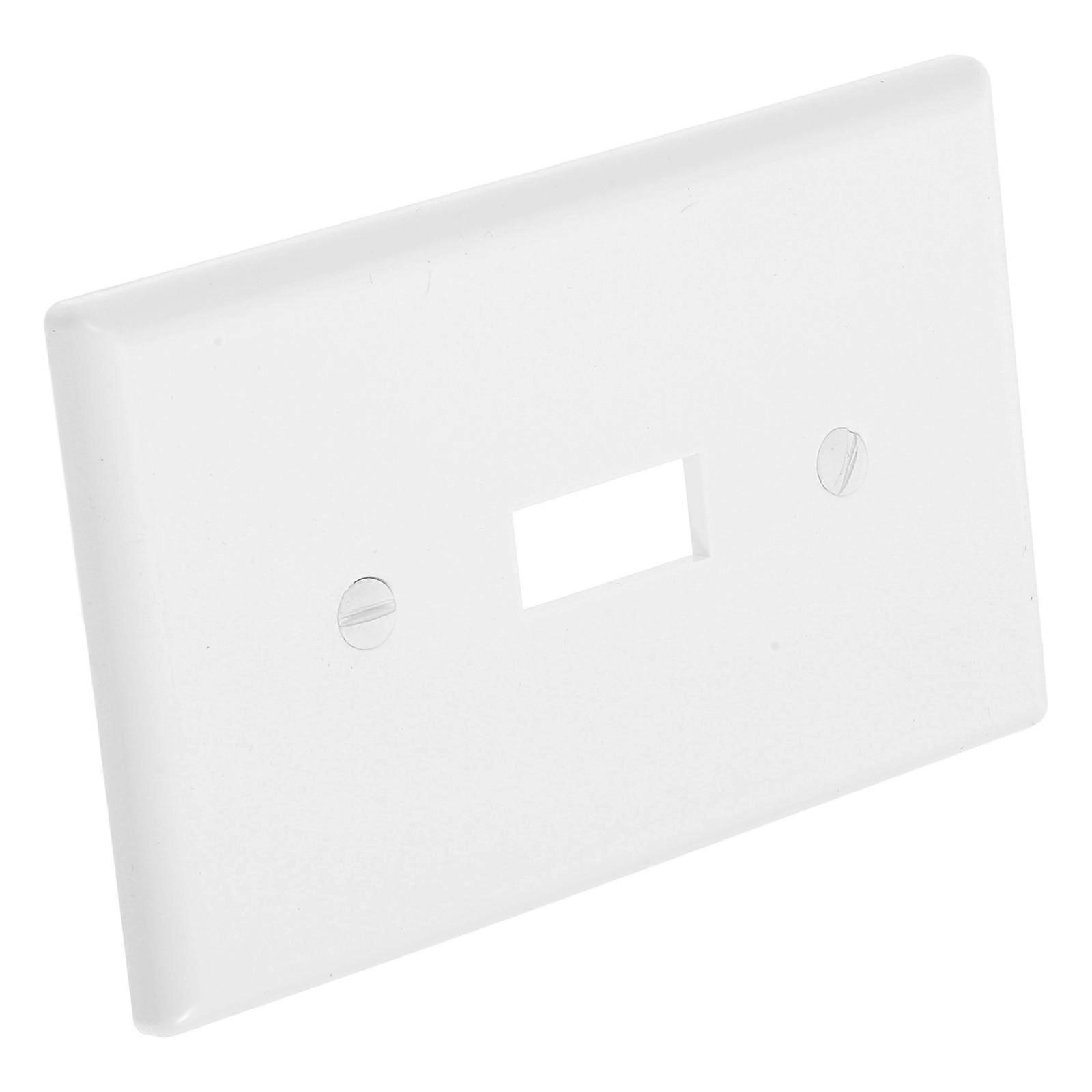 Outlet Plate Single Light Switch Cover Plate White