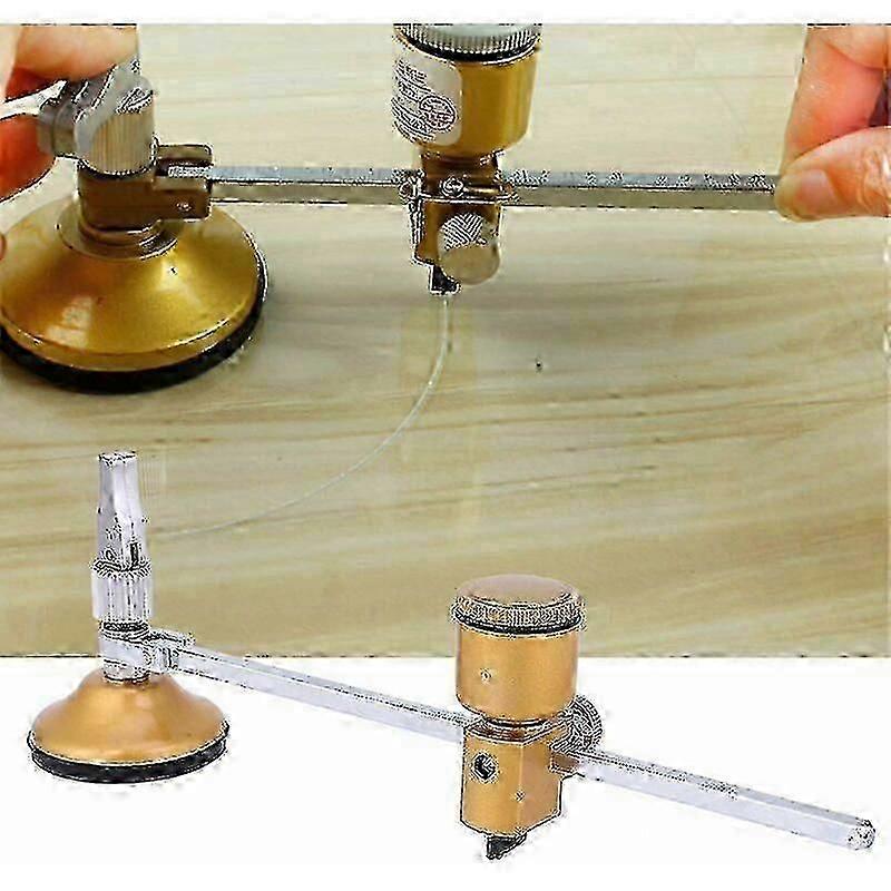 Circular Glass Cutter, 60cm Compass Type, Ceramic Tile Cutter with Suction Cup