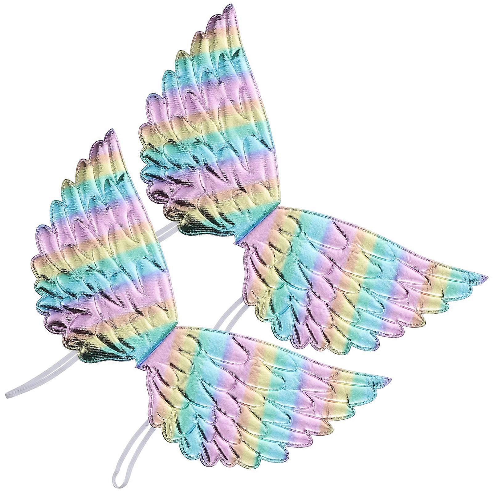 Durable Stage Performance Costume Prop Suitable For Dance And Birthday Occasions Featuring Wing Shape 2Pcs