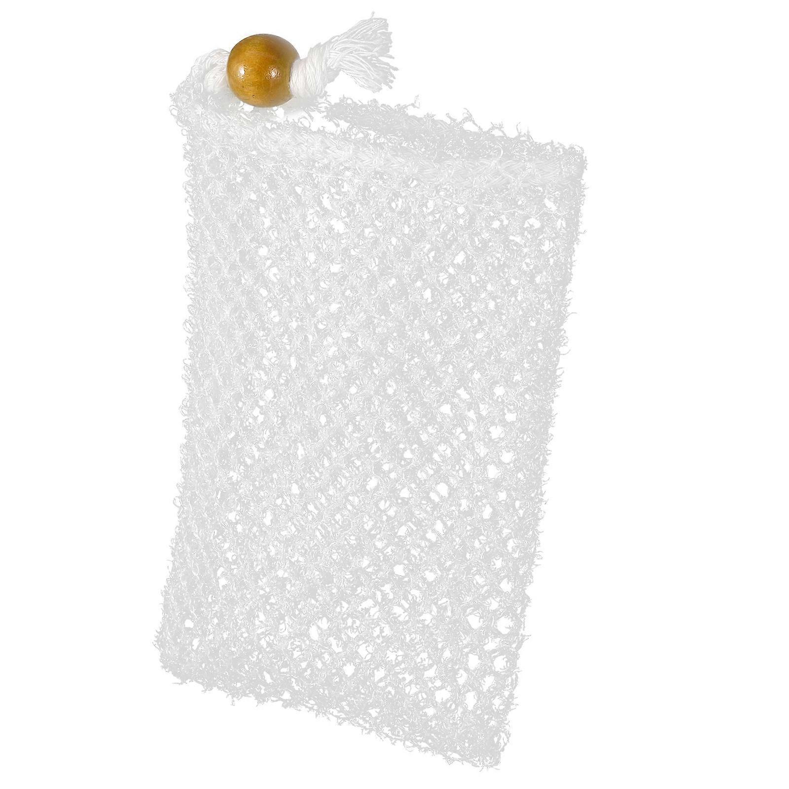 Soap Foaming Pouch Nylon Bathing Mesh Bag for Bathing 1Pcs White