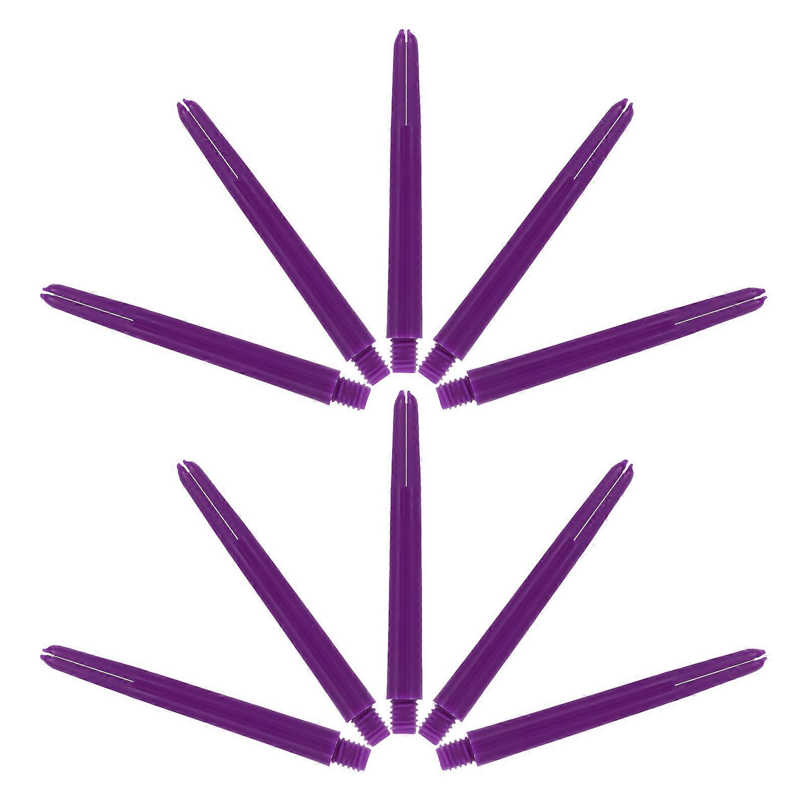 Threaded Nylon Dart Shafts Purple Darts Stems for Playing 20Pcs Kit