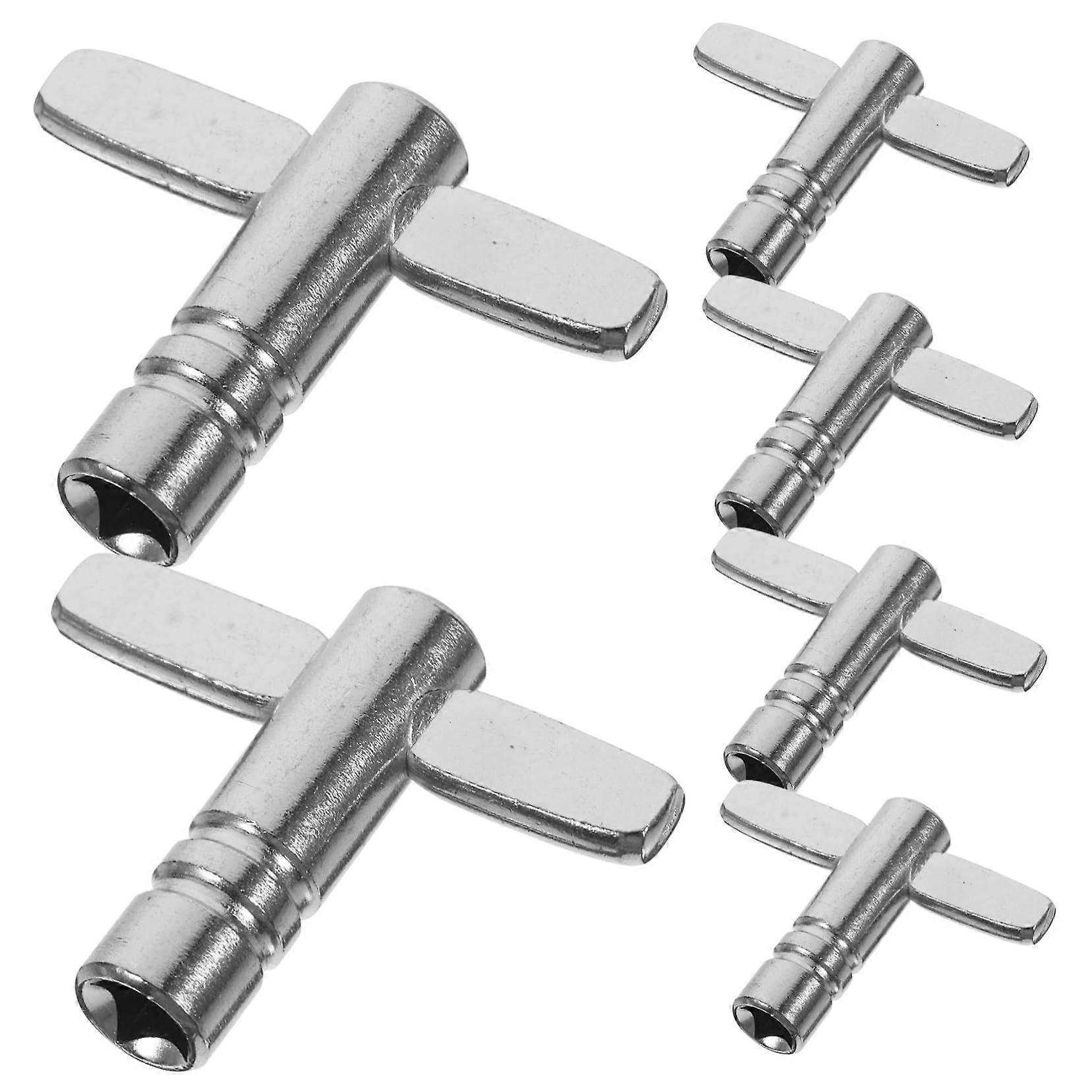 6 Piece Drum Key Set for Precise Drum Tuning and Quick Snare or Tom Adjustment