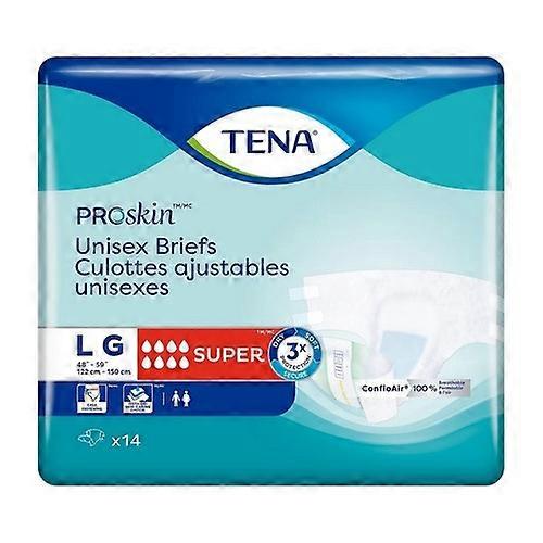 Tena Proskin Unisex Adult Diapers Maximum Absorbency Large, 14 Count