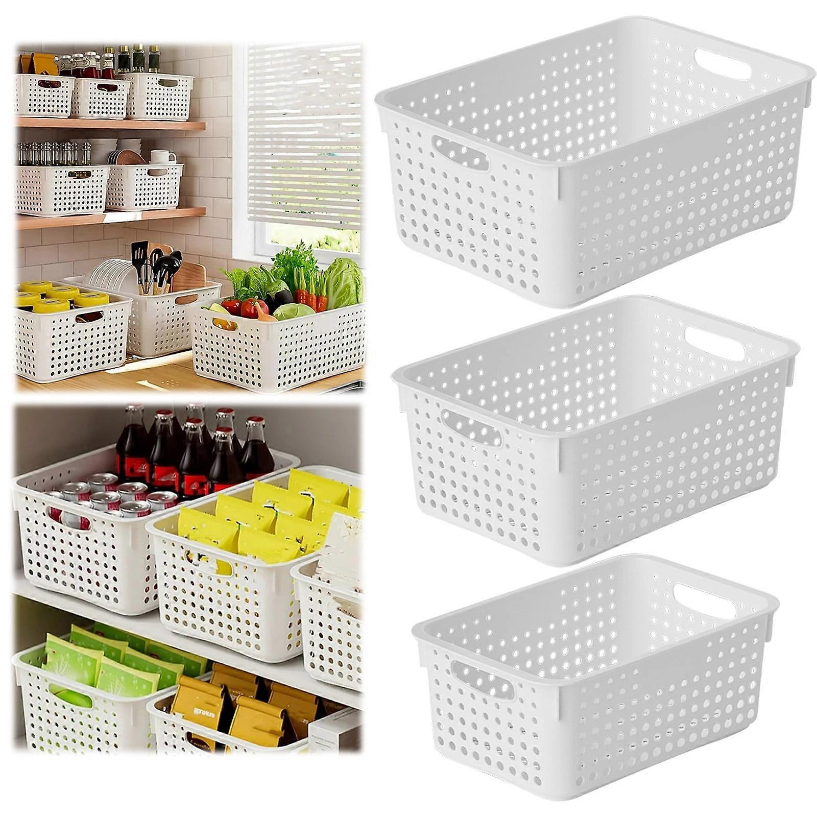 Clearance Storage Baskets Plastic Storage Baskets Storage Baskets Desktop Sundries Snack Storage Frames Baskets Vegetable Baskets Kitchen Storage