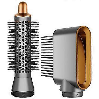 Kleine runde Volumenbürste und Kammaufsatz mit breiten Zinken für Dyson Airwrap HS01 HS05 HS08