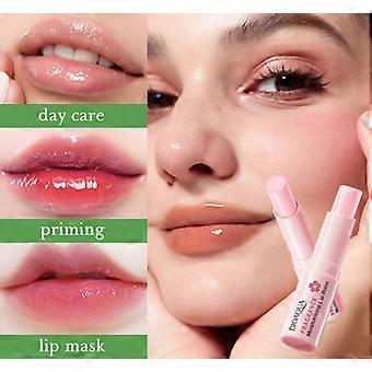 BIOAOUA Sakura Fragrance Fuktighetsgivende Leppepomade Fjern Reduser Leppe Leppe Eksfolierende Melanin Leppe
