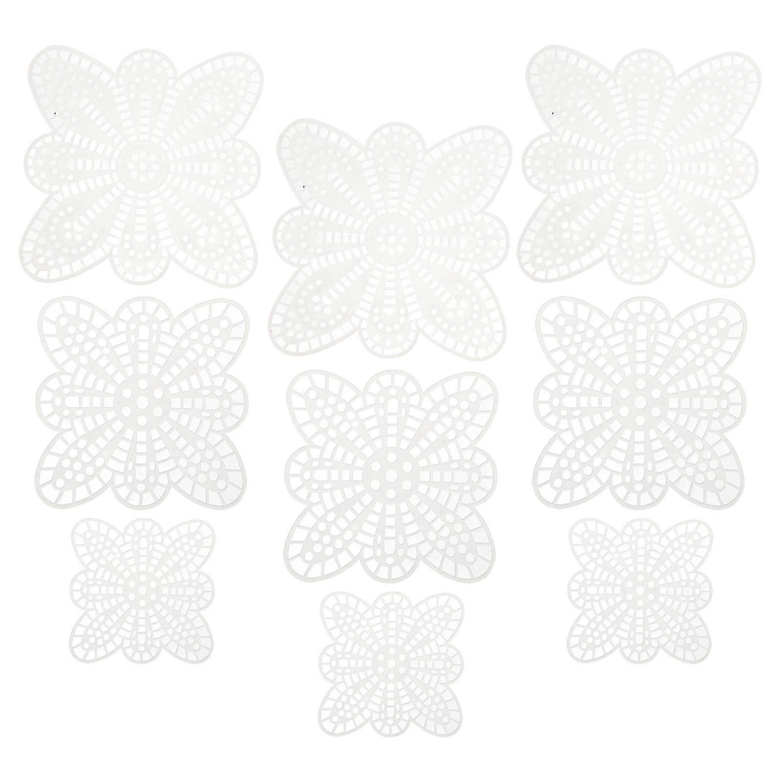 Plastic Canvas Sheets for Craft Projects 15Pcs White Plastic Mesh Canvas