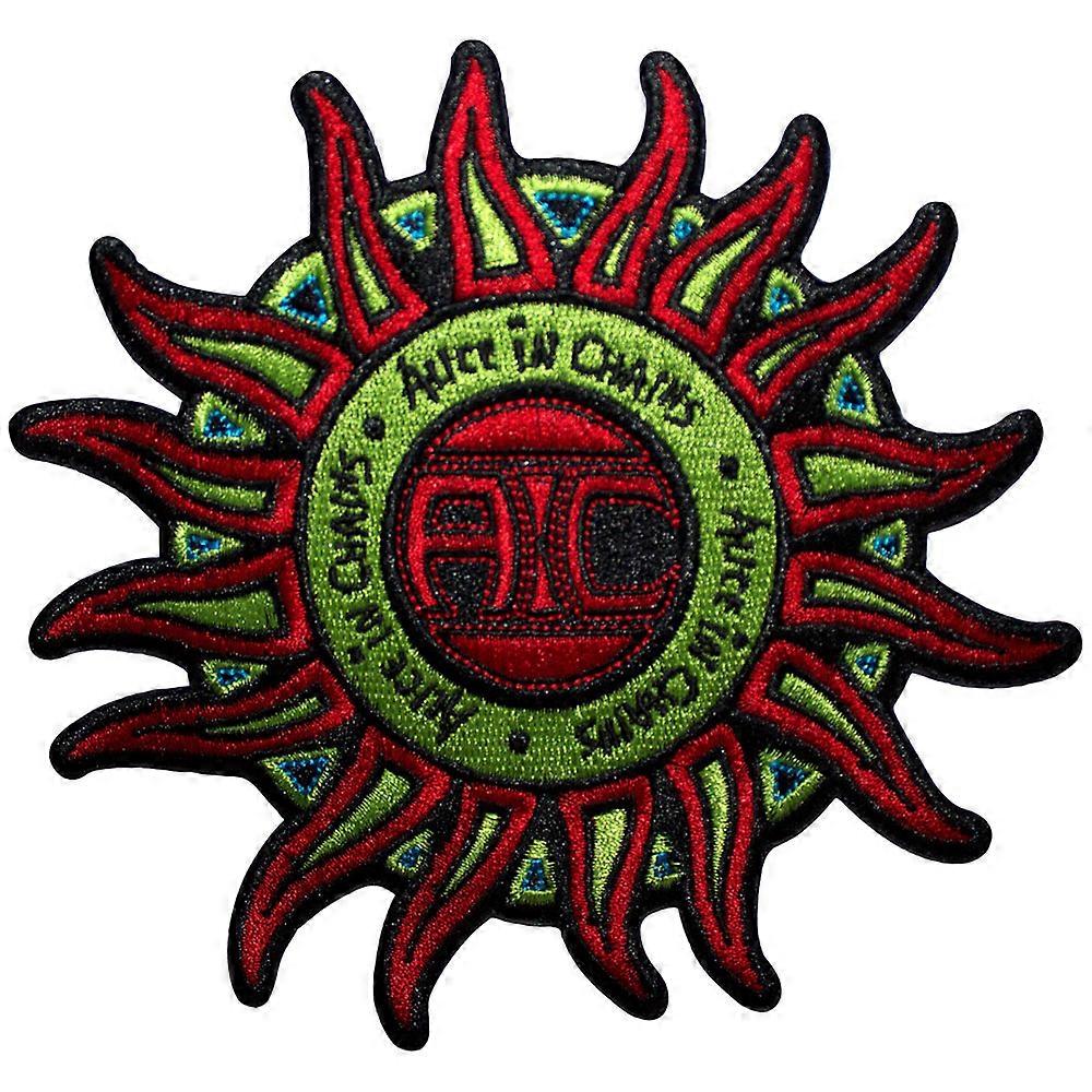 Alice In Chains Sun Logo Colour Woven Patch