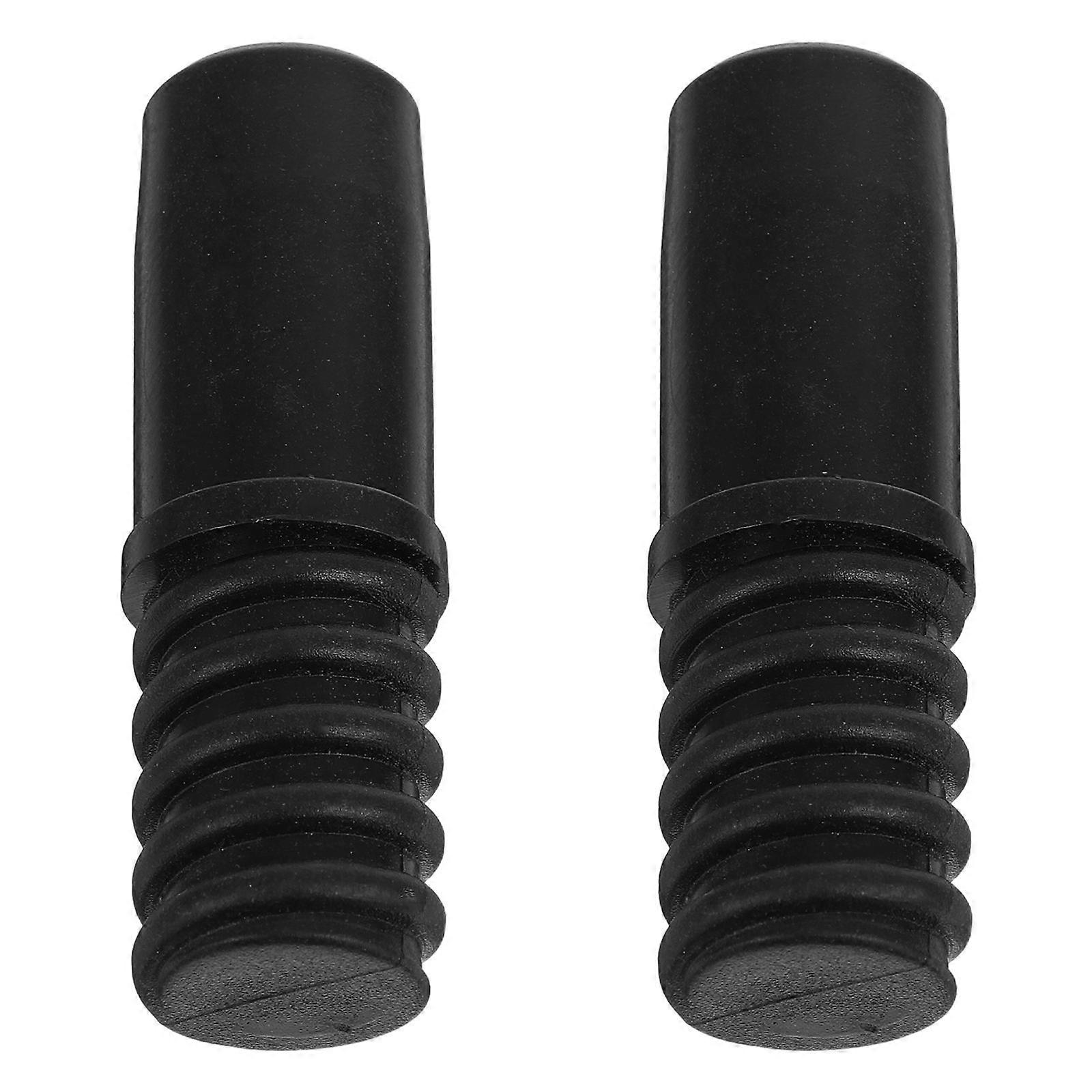 2pcs Threaded Pole Connectors: Threaded Replacement Tip 0.71inch Thread Diameter for Broom and Mop Handles Easy Installation