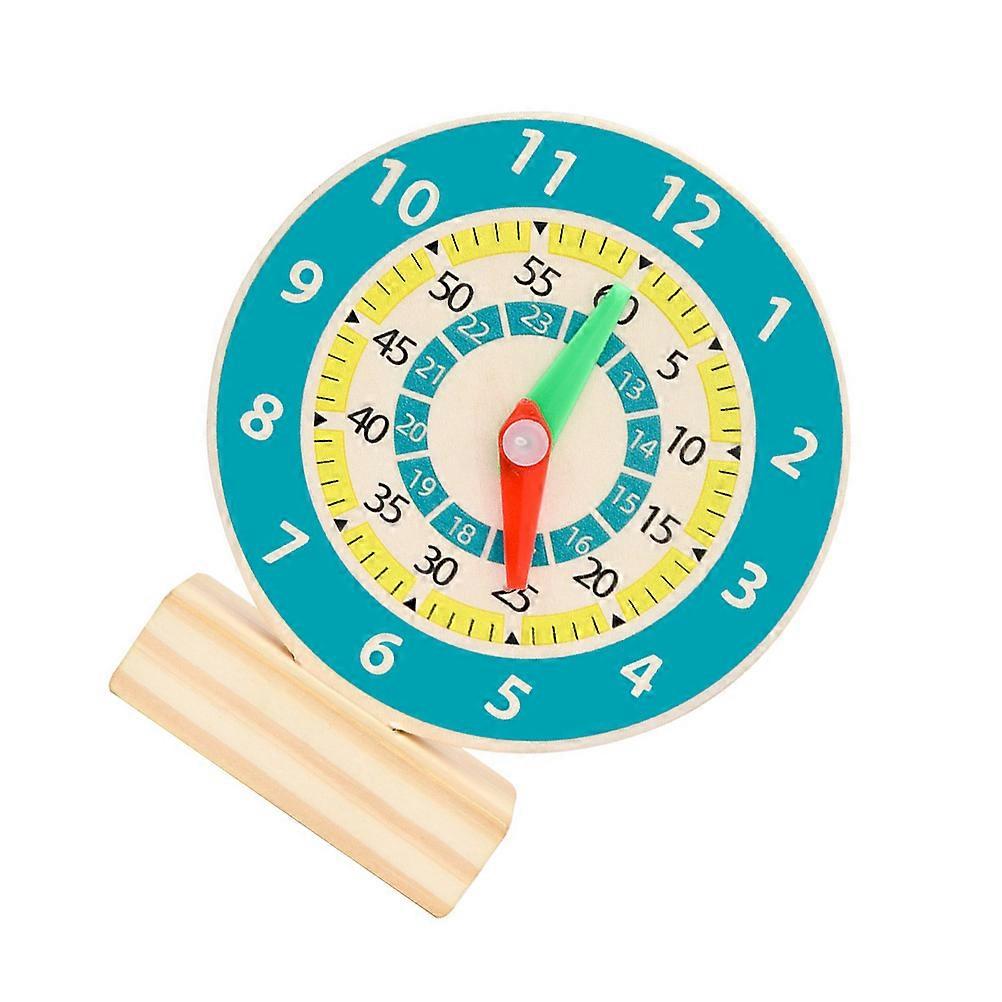 Wood Number Clock Toy for Teaching Time Recognition