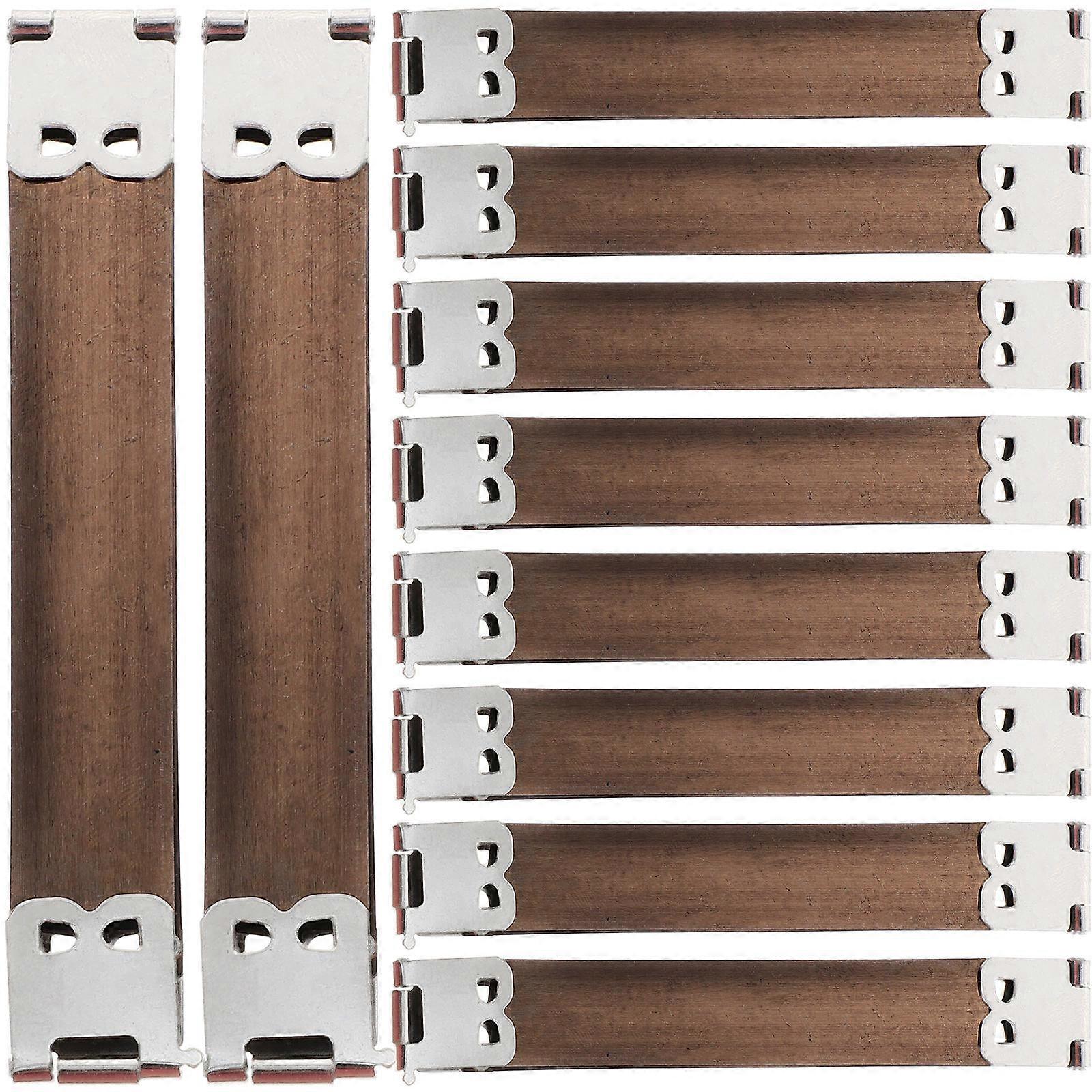 100Pcs Navy Metal Internal Flex Frames for Handbag Hinges Spring Clips