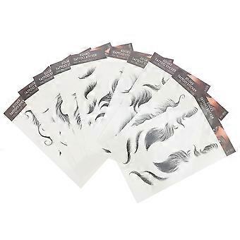 Tattoo Stickers Temporary Hairline Tattoos Stickers for Hair Decoration 10 Sheets