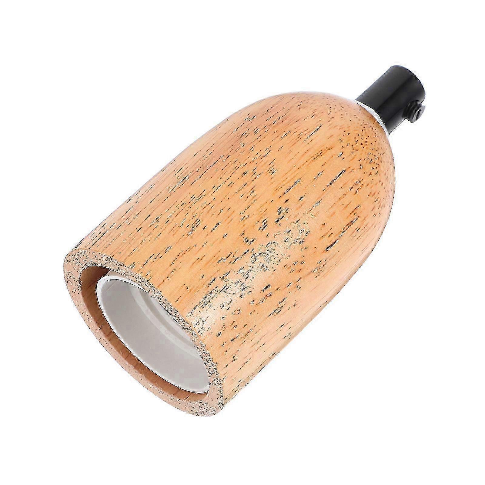 Wooden Lamp Holder | E27 Socket | Assorted Colors for Indoor Use