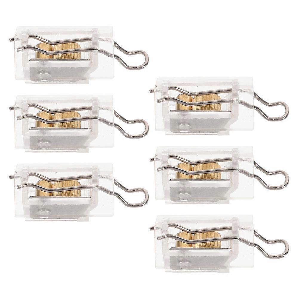Window Blind Components Cords Lock Transparent 6Pcs for Blinds