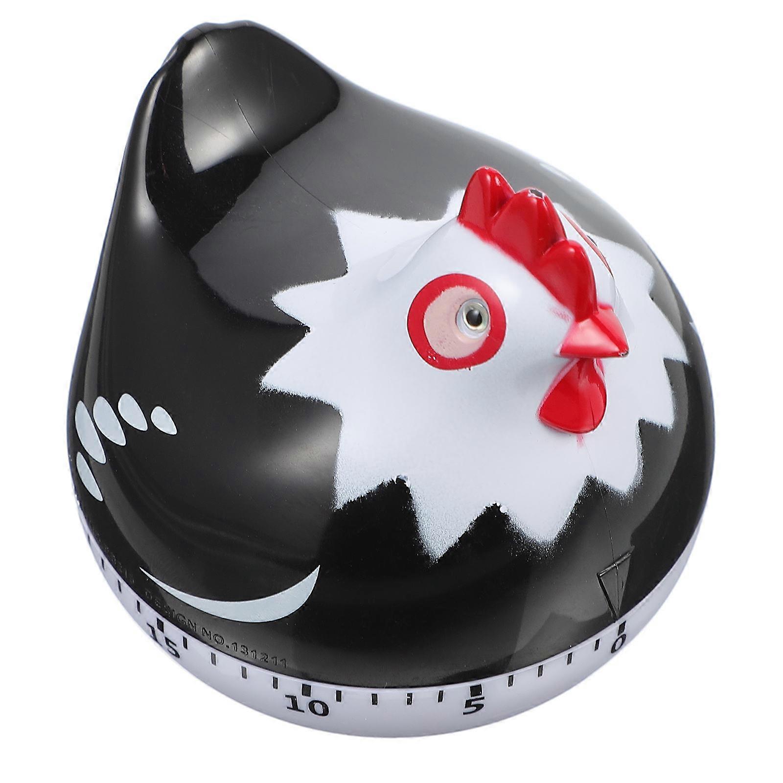 Kitchen Cooking Timer Mechanical Device for 1Pcs Cartoon Black Household Use