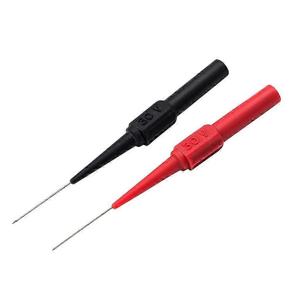 Multimeter Test Probes with Sharp Needles Micro Pins for Car Socket Plug 2pcs