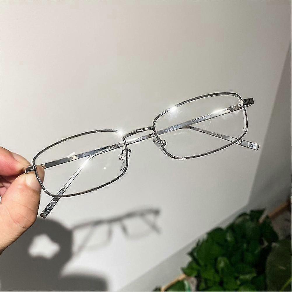 Rectangular glasses with a narrow frame: Simple, fashionable design, comfortable fit, improved visual experience