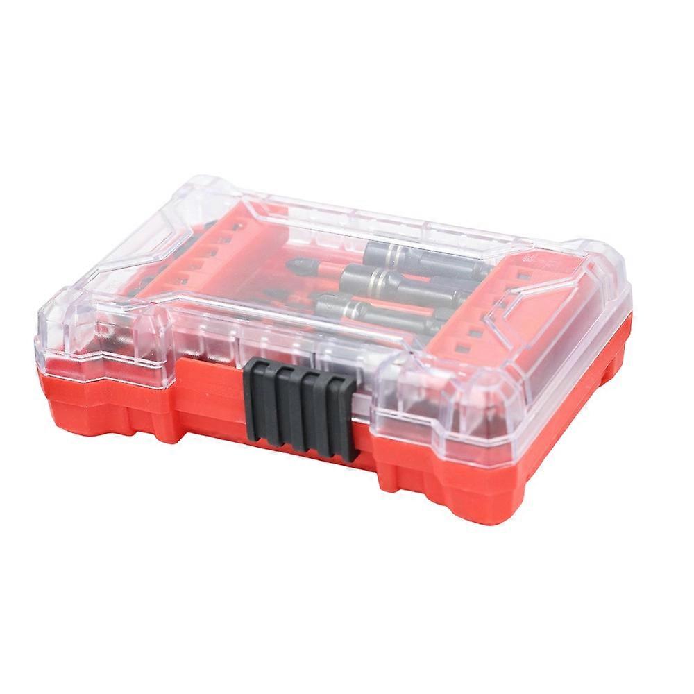 35Pcs Antislip Screwdriver Bit Hexagonal Shank Magnetic Tip Crossing Screwdriver Countersink Drill Bits Attachment Multicolor