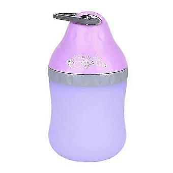 Tragbare Haustier-Wasserflasche, kompatibel mit kleinen Hunden und Katzen, aus Silikon, für unterwegs