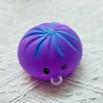Rainbow Gradient Bun Squishy Toy, Pop Bubble Squeeze Fidget Toy Stress Relief Anxiety Release Hand Sensory Toy