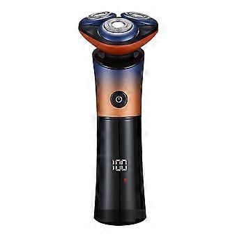 Electric Rotary Shaver with Intelligent Floating Technology and Full Body Wash for Men, Rechargeable and Portable for Home or Travel