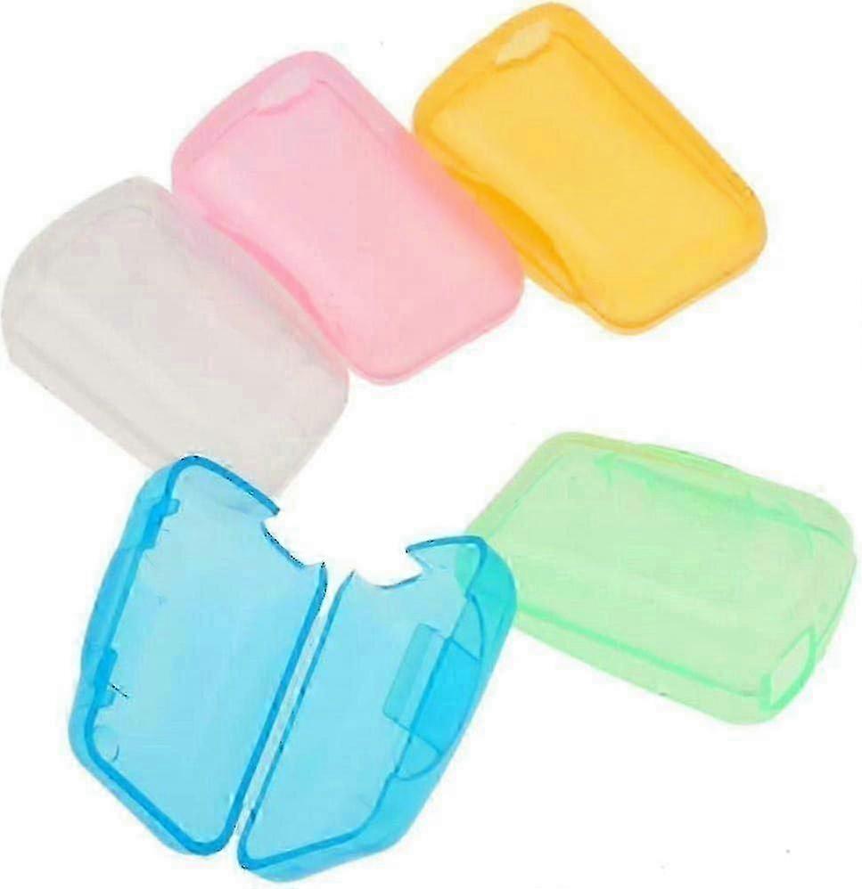 5-Piece Protective Covers for Toothbrush Heads