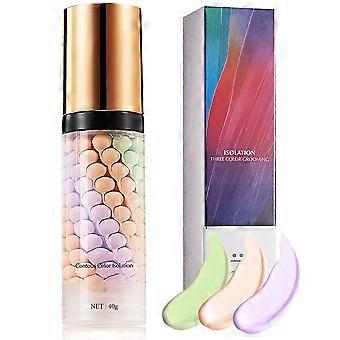 Color Correcting Primer for Even Skin Tone and Oil Control, Lightweight Hydrating Makeup Base