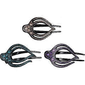 GHJK-3 Pcs Hair Claw Clips