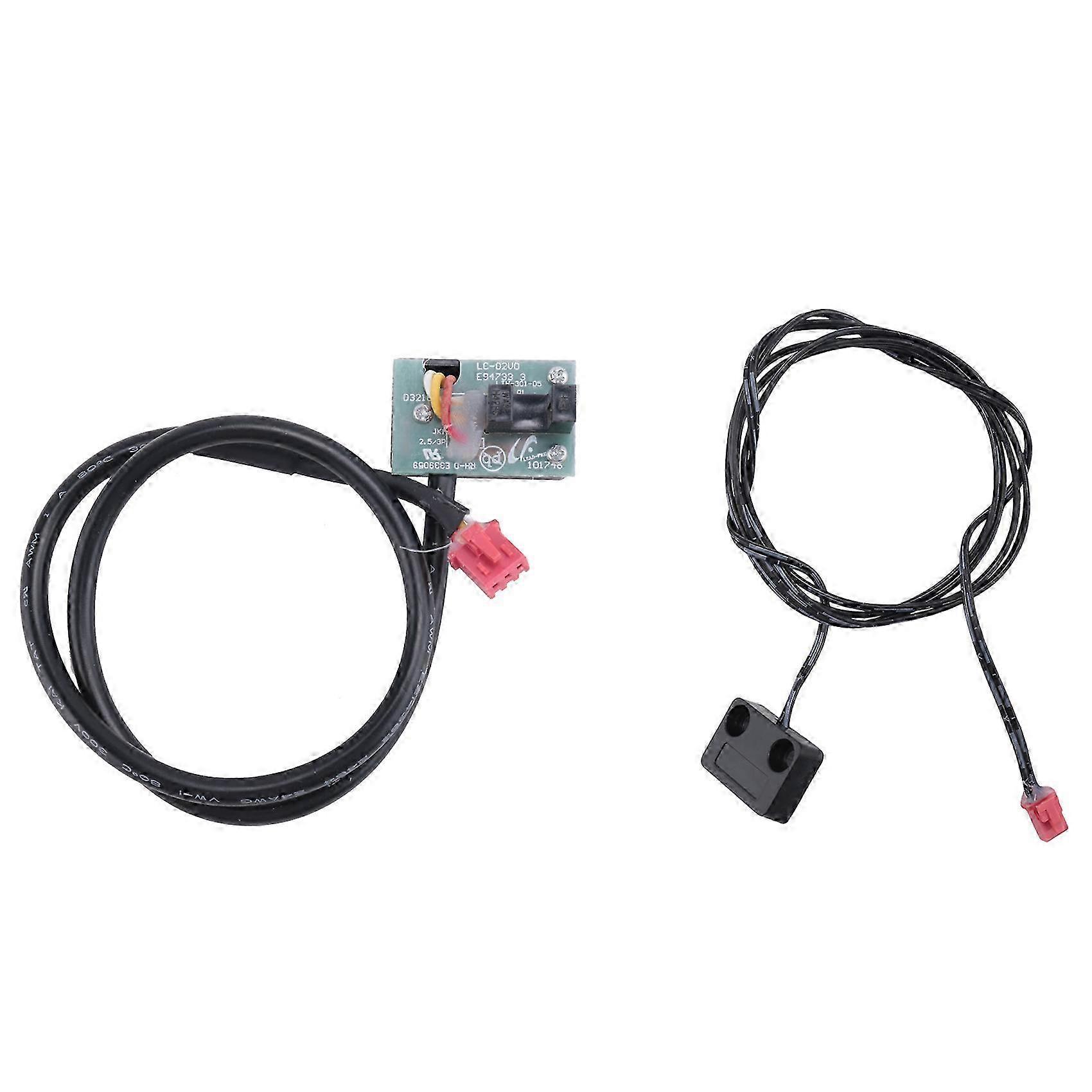 2 Pcs Treadmill Speed Sensor Cable Light Sensor Tachometer Magnetic Induction Speed Sensor, 3 Pin & 2 Pin