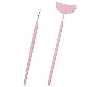 Pink Eyelash Picking Rod Kit for Eyelash Grafting Auxiliary Tools 1Set