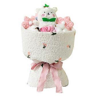 Plush Bouquet Toy Cute Cartoon Style Bright Colors LED String Light Stuffed Animals Bouquet for Birthday Valentine's Day llo