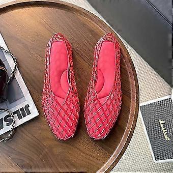 Fashion Jelly Flats Women Sandals Casual Beach Slip On Shoes