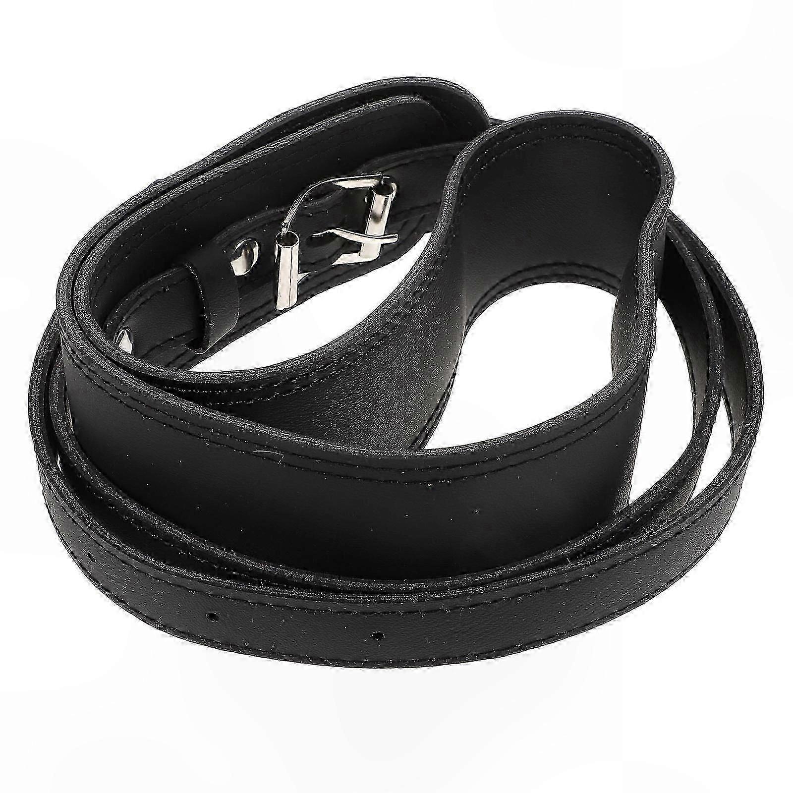 Portable Trombone Compatible Tuba Strap, Adjustable Durable Cowhide Shoulder Harness, Instrument Accessory