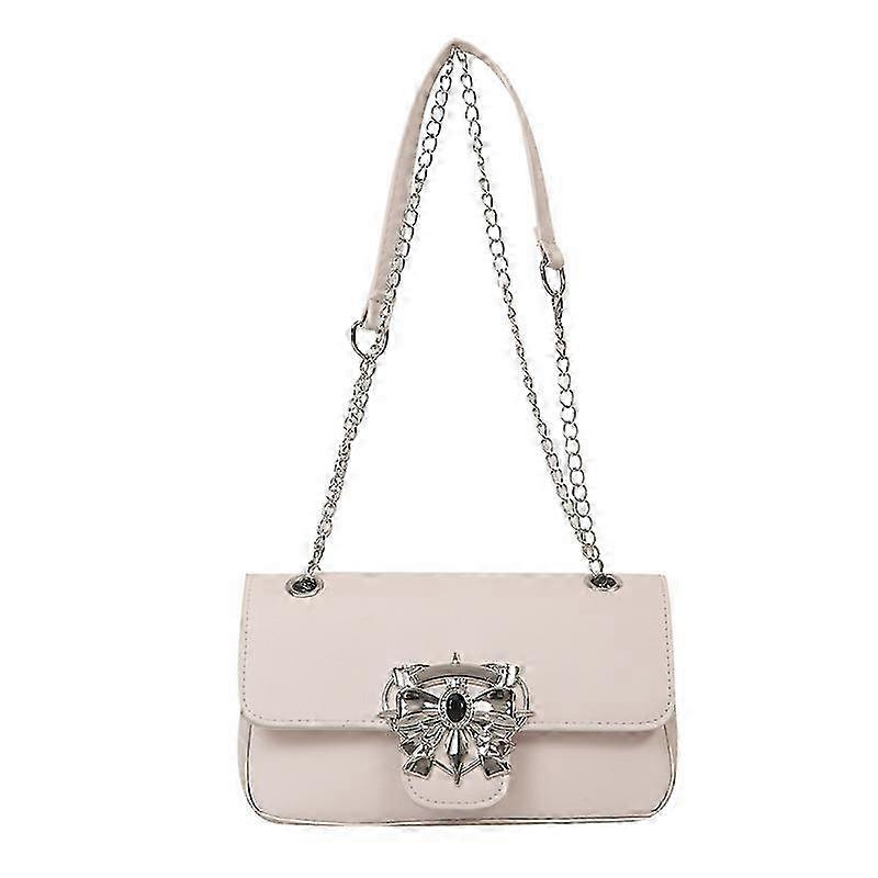 Flexible Textured Square Shoulder Bag